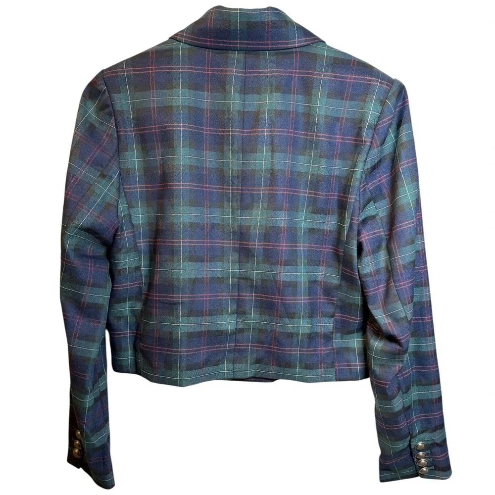 FORE Plaid Blazer Skort Set Dark Academia Preppy Tartan Preppy School Girl Small
